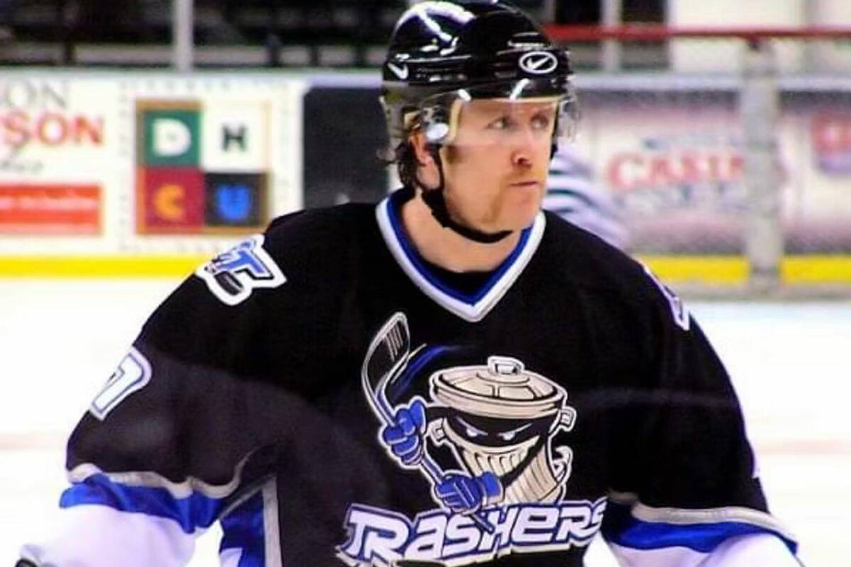 Troy Smith played one season with the Danbury Trashers, in 2005-06. He posted six goals and 13 assists for 19 points, with a +26 rating. (Photo courtesy of HockeyIq.ca/TroySmith)